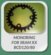 MONORING FOR SRAM XX BCD120/80