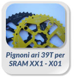 Pignoni ari 39T per SRAM XX1 - X01