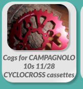 Cogs for CAMPAGNOLO  10s 11/28  CYCLOCROSS cassettes