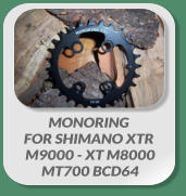 MONORING  FOR SHIMANO XTR  M9000 - XT M8000  MT700 BCD64