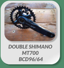 DOUBLE SHIMANO  MT700  BCD96/64