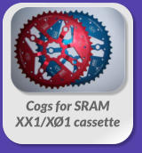 Cogs for SRAM  XX1/XØ1 cassette