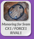 Monoring for Sram  CX1 / FORCE1 RIVAL1