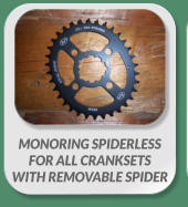 MONORING SPIDERLESS  FOR ALL CRANKSETS  WITH REMOVABLE SPIDER