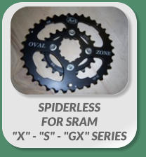 SPIDERLESS  FOR SRAM  "X" - "S" - "GX" SERIES