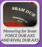 Monoring for Sram FORCE DUB AXS AND RIVAL DUB AXS