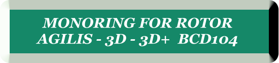 MONORING FOR ROTOR  AGILIS - 3D - 3D+  BCD104