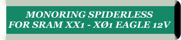 MONORING SPIDERLESS  FOR SRAM XX1 - XØ1 EAGLE 12V
