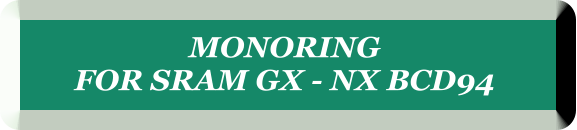 MONORING  FOR SRAM GX - NX BCD94