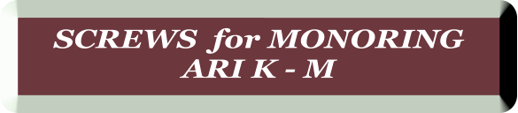 SCREWS  for MONORING  ARI K - M