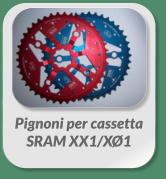 Pignoni per cassettaSRAM XX1/XØ1