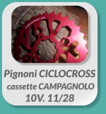 Pignoni CICLOCROSS  cassette CAMPAGNOLO  10V. 11/28