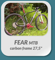 FEAR MTB  carbon frame 27,5"