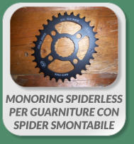 MONORING SPIDERLESS  PER GUARNITURE CON  SPIDER SMONTABILE