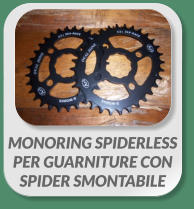 MONORING SPIDERLESS  PER GUARNITURE CON  SPIDER SMONTABILE