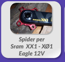 Spider per  Sram  XX1 - XØ1  Eagle 12V