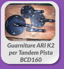 Guarniture ARI K2  per Tandem Pista BCD160