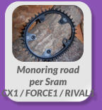 Monoring road  per Sram  CX1 / FORCE1 / RIVAL1