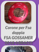 Corone per Fsa doppia  FSA GOSSAMER 2018 4 BRACCI BCD110