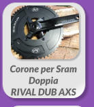 Corone per Sram Doppia  RIVAL DUB AXS