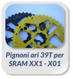 Pignoni ari 39T per SRAM XX1 - X01