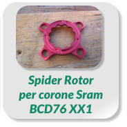 Spider Rotor  per corone Sram  BCD76 XX1
