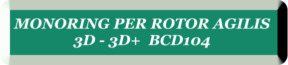 MONORING PER ROTOR AGILIS  3D - 3D+  BCD104