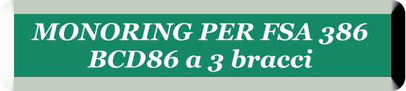 MONORING PER FSA 386  BCD86 a 3 bracci